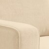 Apollo Compact High Back 1 Seater Fabric Sofa in Birch Beige Colour