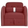 Jayen 1 Seater Pull Out Sofa cum Bed  in Pink Colour