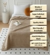 Threads Silky Touch Premium Super Soft Cozy  Single Bed Blanket 220 X 160 Cms