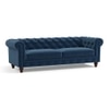 Winchester Premium 3 Seater Fabric Sofa in Lapis Blue Colour