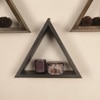 Henry Iii Triangular Set Of 3 Wooden Wall Shelves