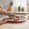 AJ Exports Professional-Grade Solid Acacia Wood Chopping and Carving Board Handcrafted