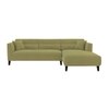 Left Aligned 2 Seater Left Aligned Chaise Lime Green Sofa Cover
