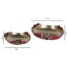 Hammer Urli Set Of 2 In Red And Gold Colour