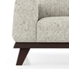 Granada Sofa Set (Colour: Monochrome Paisley, Seater: 2+1+1)