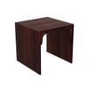 Taj Bedside Solid Wood Table in Teak Finish