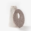 Dahlia Marble Side Table in Beige Colour