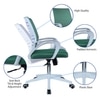 Mmarveal Mid Back Ergonomic Chair in Dark Green Colour
