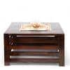 Montreal Sheesham Wood Coffee Table In Walnut Finish