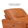 Orchard One Seater Motorized Leather Recliner in Savana Tan Brown Colour