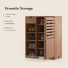 Madden Shoe Cabinet Finish Amber Walnut