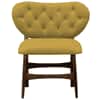 Twilight Yellow Fabric Accent Chair