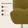 Palermo 3 Seater Click Clack Sofa cum Bed In Olive Green Colour