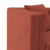 Windsor 2 Seater Fabric Sofa (Colour: Dark Coral)