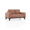 Granada Premium 2 Seater Fabric Sofa in Mocha Mouse Velvet Colour