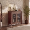 Saar Teak Wood Bar Cabinet (Espresso Finish)
