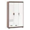 Miller 3 Door Wardrobe With Mirror in Two Tone Finish