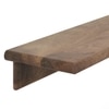 Moda Large Solid Wood Wall Shelf In Danish Walnut Finish