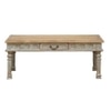 Athens Solid Wood Coffee Table In Grey Finish
