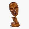 VEDAS Polyresin  Figurine in Brown Colour