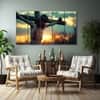 The Castle Decor Jesus Wall Painting Wooden Framed 27x48 Inch (Style 7)
