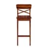 Zewar Sheesham Wood Bar Chair in Honey Oak Finish