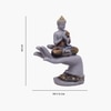 VEDAS Polyresin  Figurine in Grey Colour