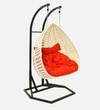 Zermatt Wicker Swing In White