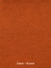 Citrus Boucle Fabric Arm Chair in Orange