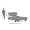 Nimbus Solid Wood King Size Bed With Box Storage (Teak Finish)