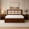 Eshaan Solid Wood Comfort King Bed Box Storage Provincial Teak Finish Mattress 72 x 78 Inches