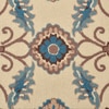 Presto Cream Traditional Hand Tufted Wool Carpet 5X7 Feet