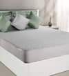 Springtek Waterproof Mattress Protector Premium Cotton Mattress Bed  Cover78x60 in Grey