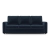 Apollo High Back 3 Seater Fabric Sofa in Cobalt Colour