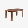 Twilight Solid Wood Eight Seater Dining Table in Brown Colour