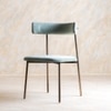 Arco Stainless Steel Outdoor Dining Chair in Gold Finish
