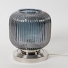 Sueno Smoke Glass and Metal Table Lamp