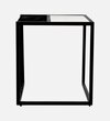 Sleek Metal Side Table in Black Colour