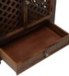 Kaa Sheesham Wood  Prayer Unit In Provincial Teak Finish
