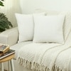 Herringbone Set Of 2 Cushion Cover With Beige Colour