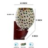 Devansh Solid Wood Electric Wall Light in Multi Colour with Multi Shade Count of 1 Light