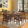 Augusta 6 Seater Dining Table In Dark Walnut Finish