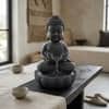 Water Fountain Buddha Bliss Water Fountain in Black Colour
