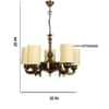 Devansh Metal Electric Wall Light in Yellow Colour with Yellow Shade Count of 1 Light
