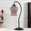 Multicolor Mosaic Glass Curvy Table lamp with Iron Base (EN23)