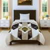 Multicolor Abstract 300 Cms Cotton Single Bed Size Comforter From Threads