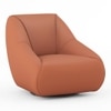 Niyo Lounge Chair in Saddle Tan Colour