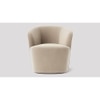 Aron Fabric Accent Chair in Cream Colour