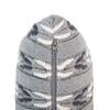 Margot Grey Cotton Knitted Cushion Cover 12X20 Inches