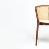 Holland Solid Wood Dining Chair in Brown Colour